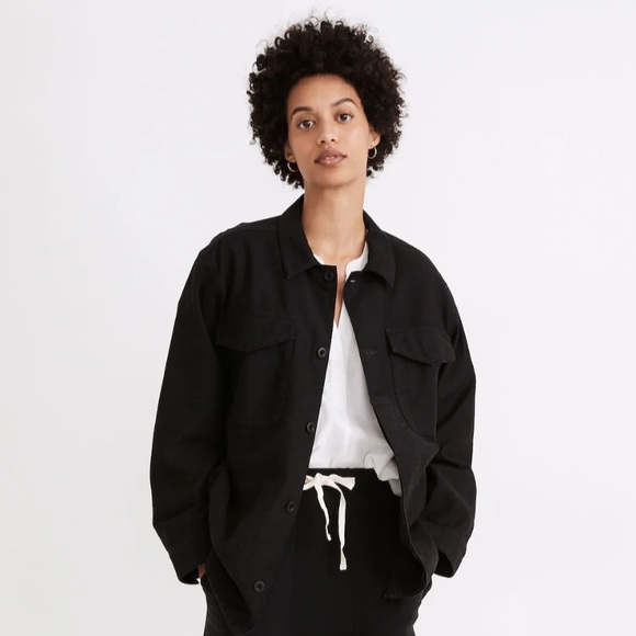 Madewell Jackets & Blazers - Madewell Military Shirt Jacket • NWT
